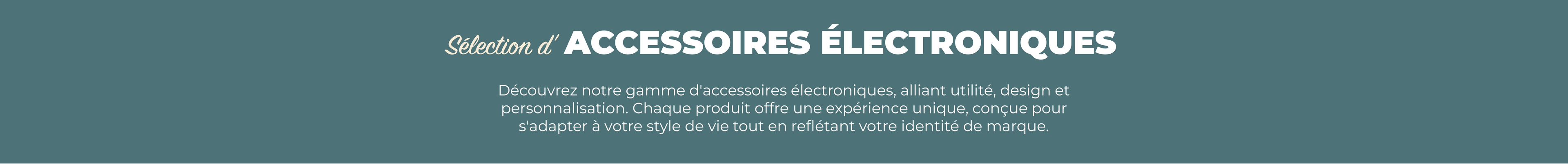 Accessoires électroniques