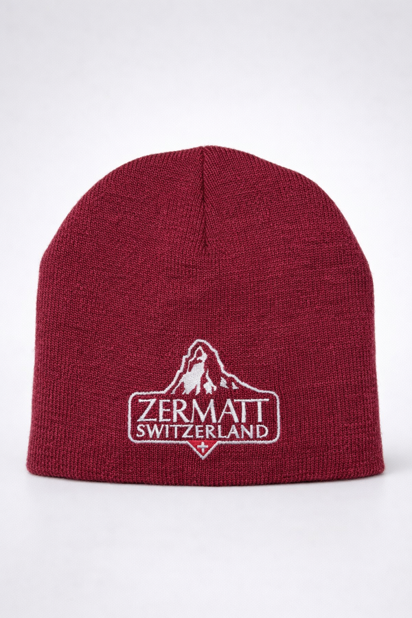 Bonnet double couche broderie