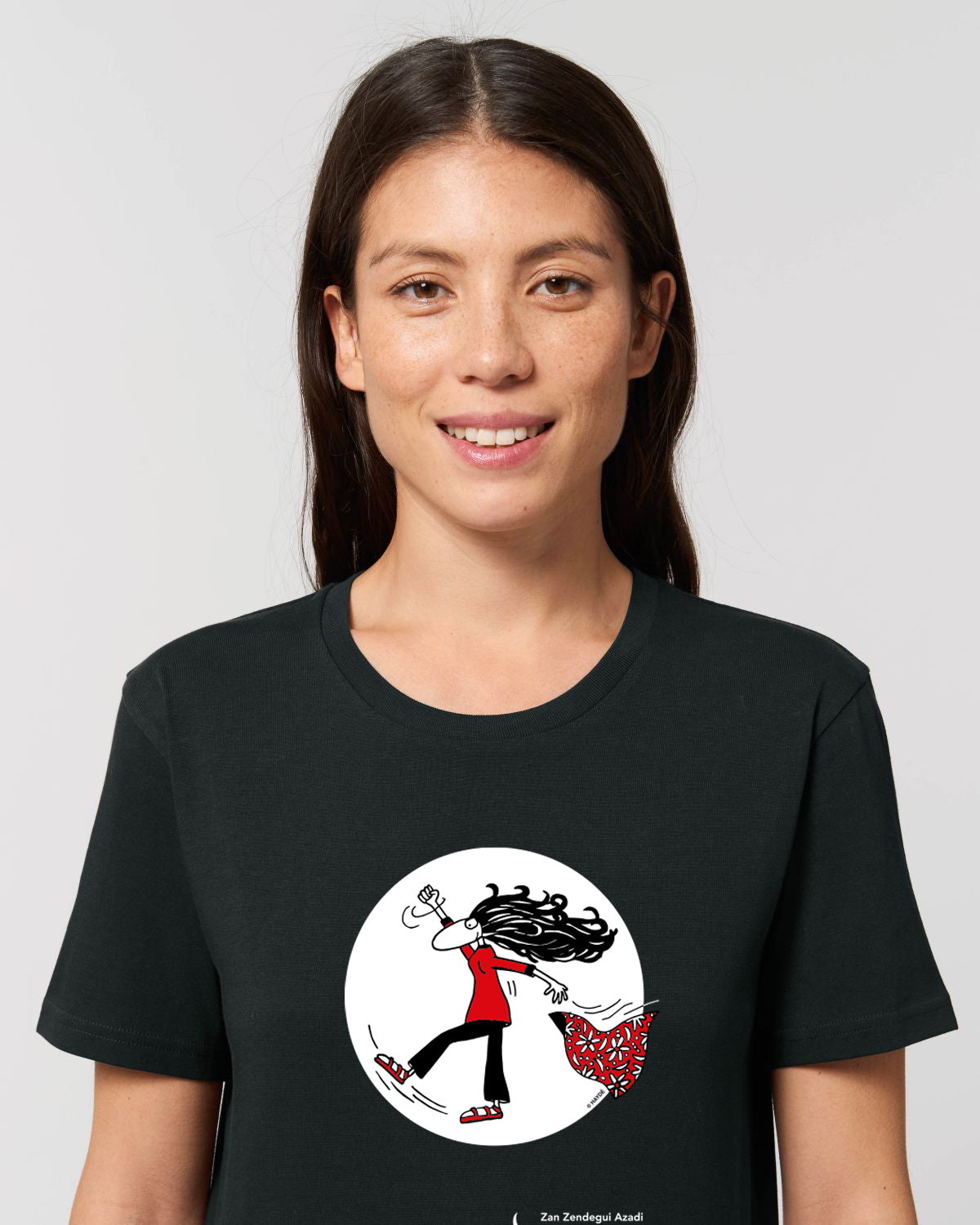 Illustration T-Shirt « Femme Vie Liberté » - FEMME