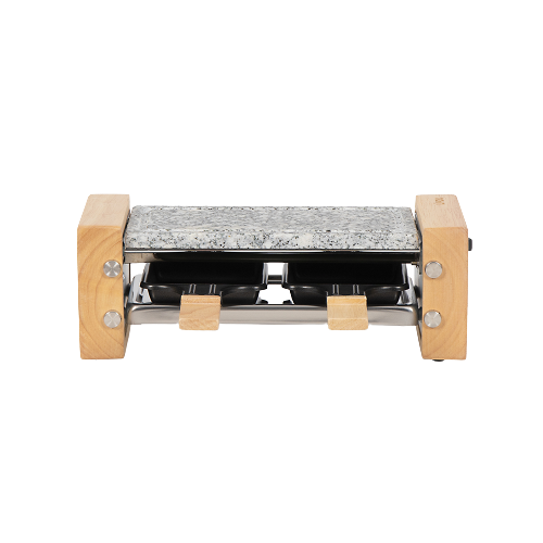 Maquina de raclette para 2 personas.