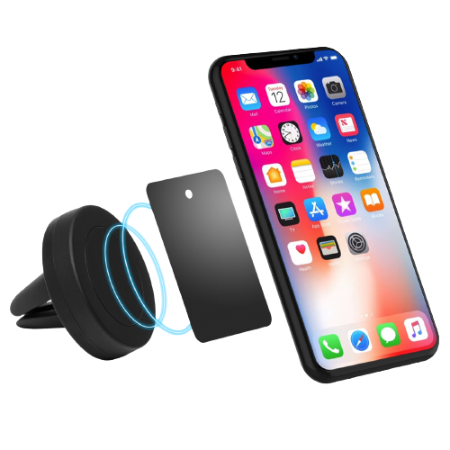 Support voiture aimanté pour smartphone