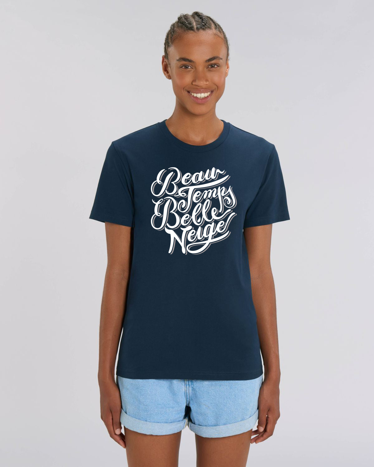 Blaues BTBN-Frauen-T-Shirt - DP