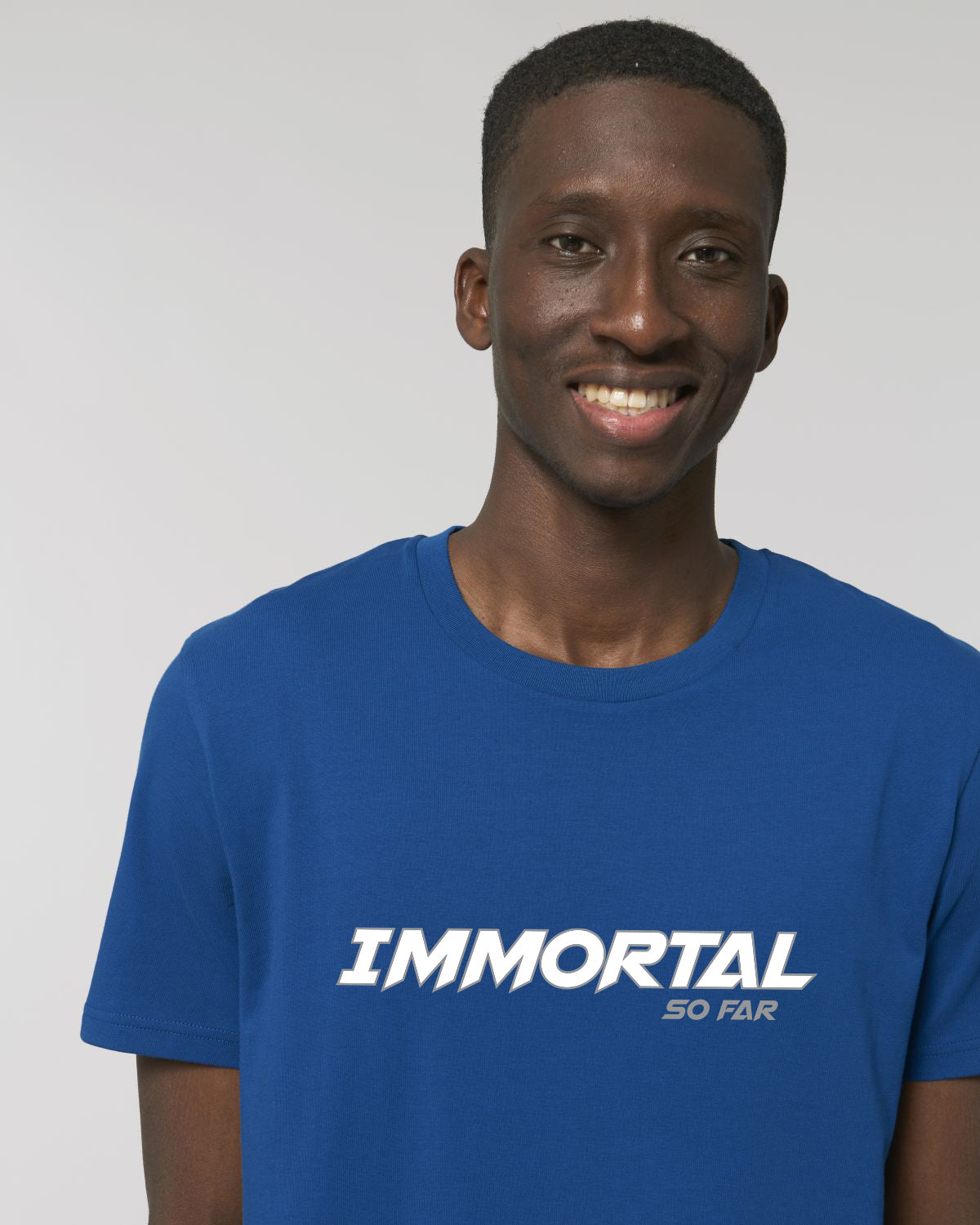 Camiseta azul de los hombres inmortales - DP