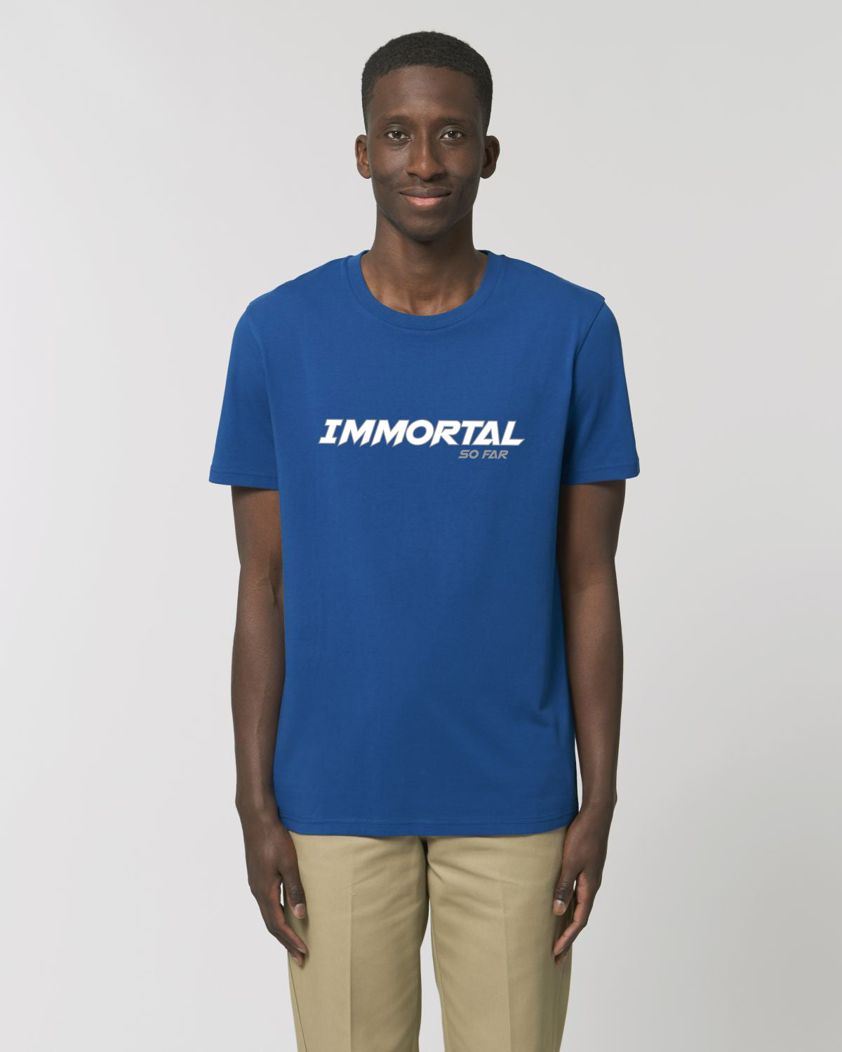 Blaue unsterbliche Männer T-Shirt - DP