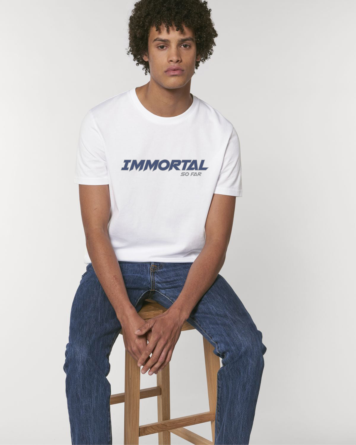 Camiseta de los hombres inmortales blancos - DP