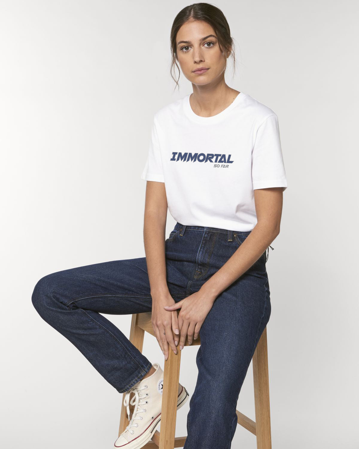 T-Shirt Femme IMMORTAL Blanc - DP