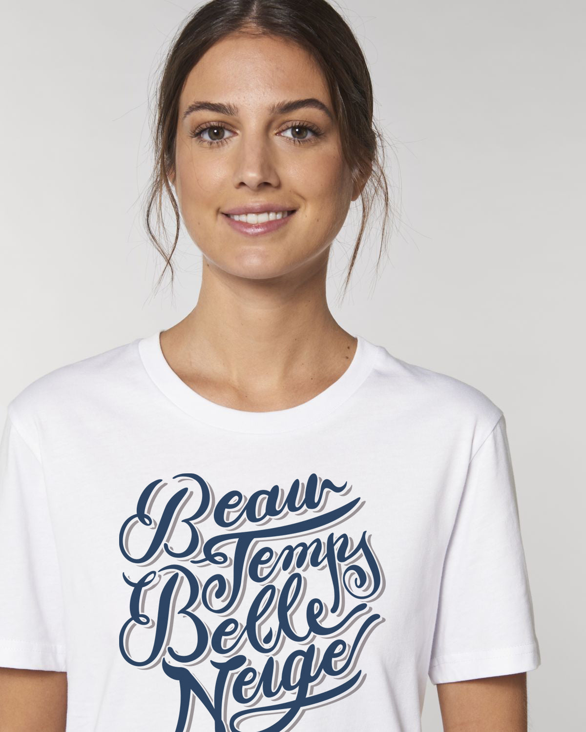 T-Shirt Femme BTBN Blanc - DP
