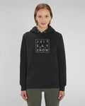Sudadera con capucha Femme, solo dice Snow Noir - DP