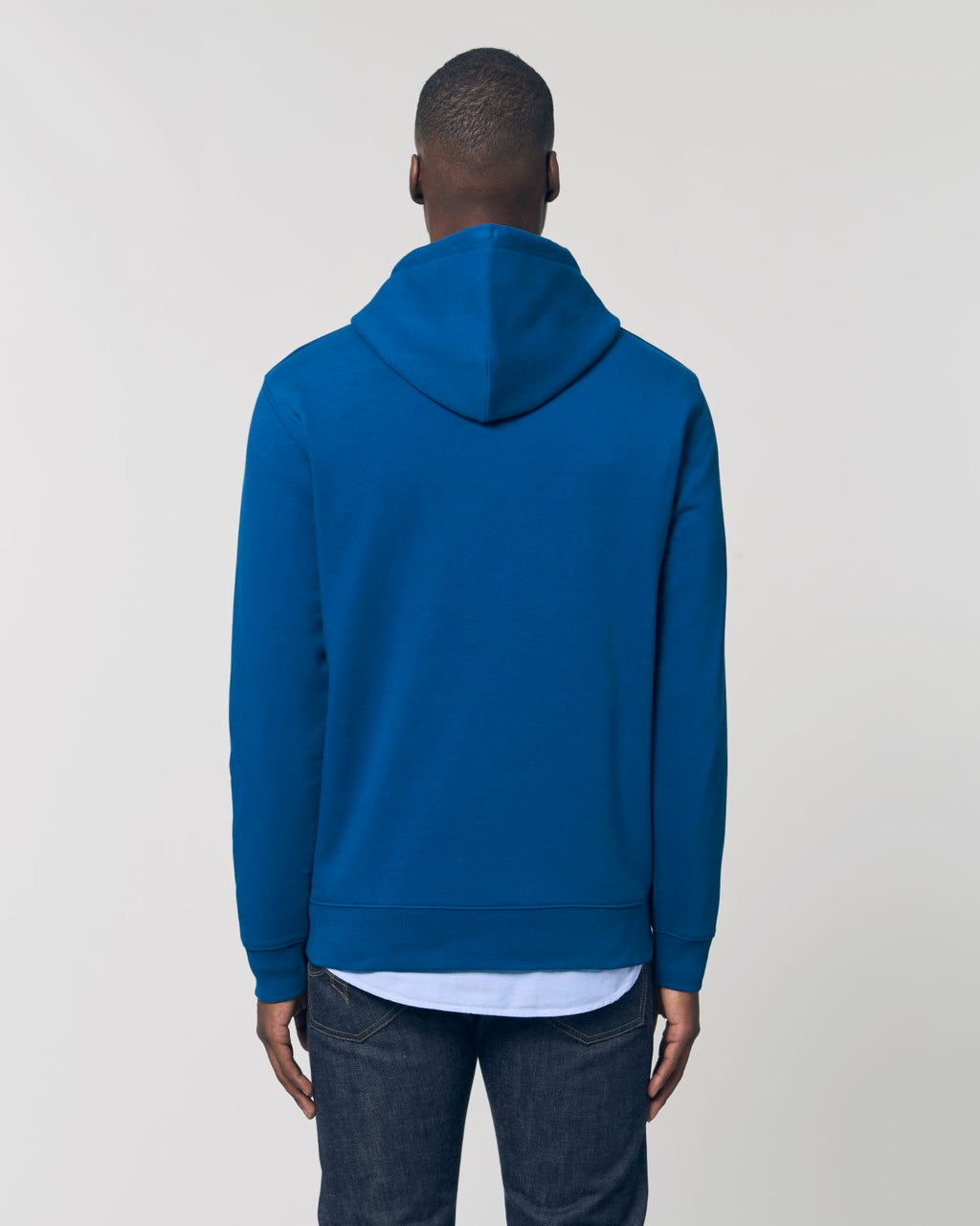 Hoodie männlich unsterblich blau - dp