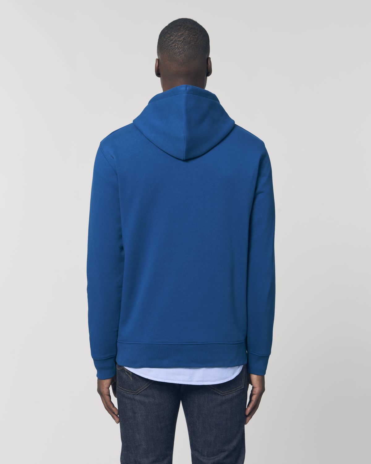Hoodie männlich unsterblich blau - dp