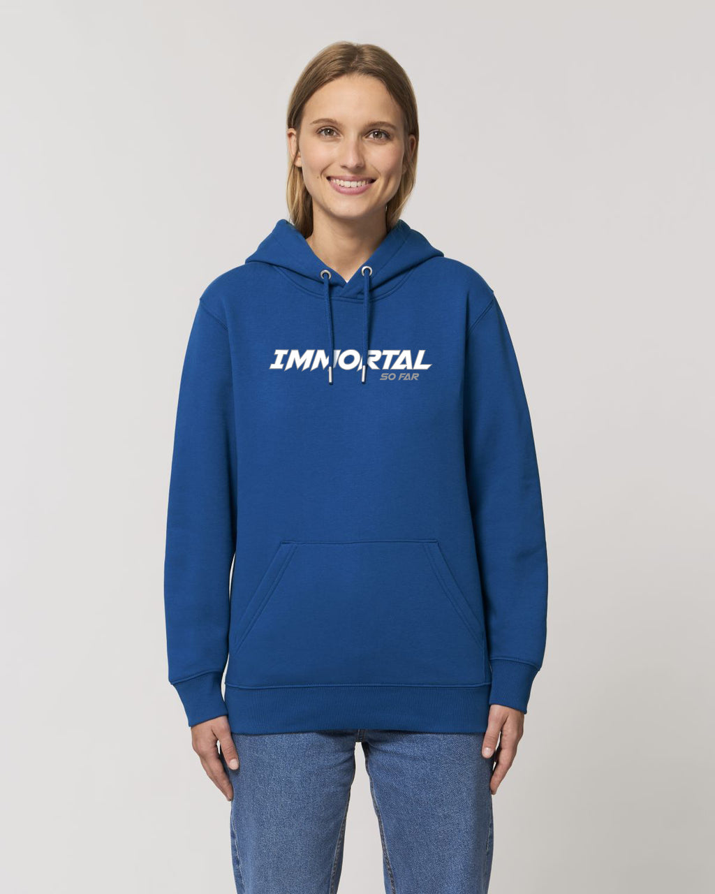Blue Immortal Woman Hoodie - DP